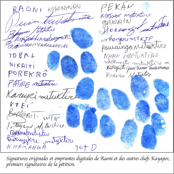Premiers signataires de la pétition