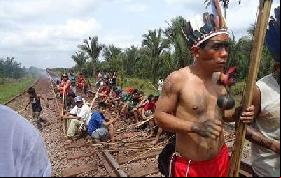 ‘Mortal’ linha ferroviária transamazônica ameaça povos indígenas